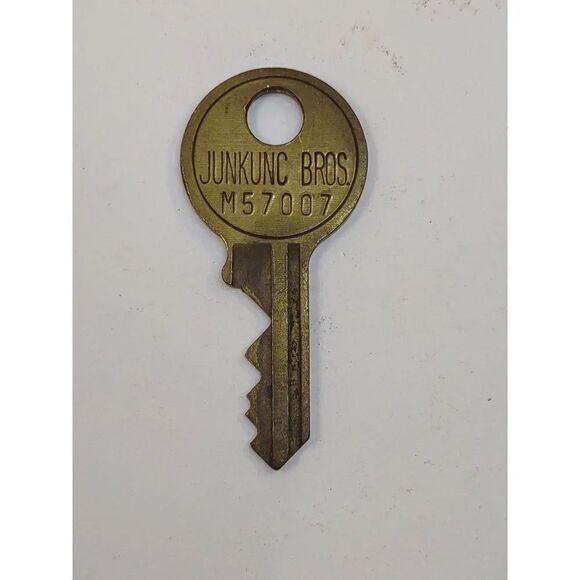 Vintage Key American JUNKUNC BROS M57007 Do Not Duplicate Padlocks File Cabinet - Picture 8 of 9